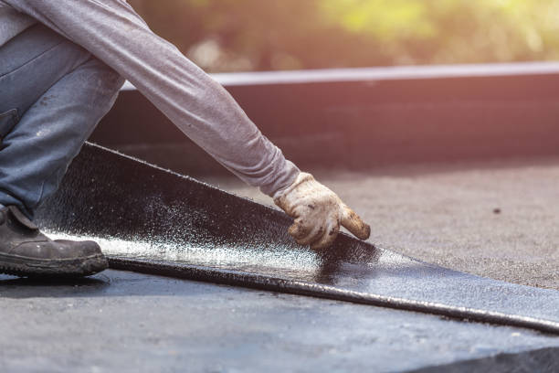 Professional Waterproofing technician working in Mount Morris, IL